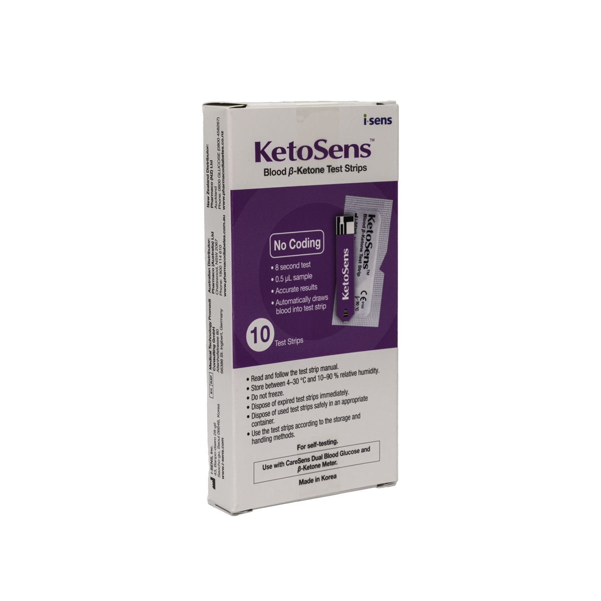 KetoSens Blood Ketone Test Strips